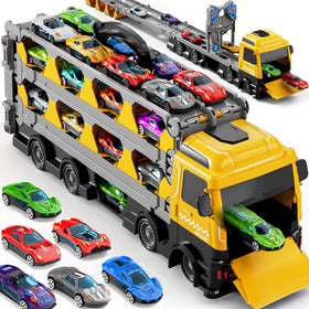 Ci Vetch transport truck with 78-inch track for immersive racing play.