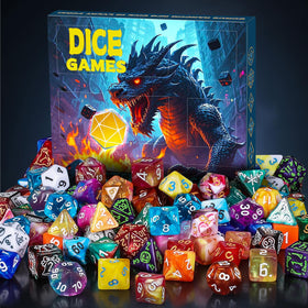 CiaraQ dice with large, easy-to-read numerals on each face