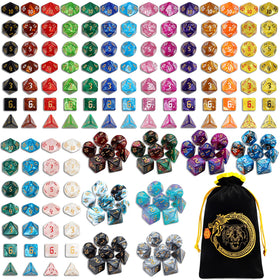 Ciaraq DND Dice Set 26x7 assembly showing 182-piece collection for versatile tabletop play.
