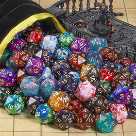 CiaraQ dice are suitable for D&D, MTG, and more