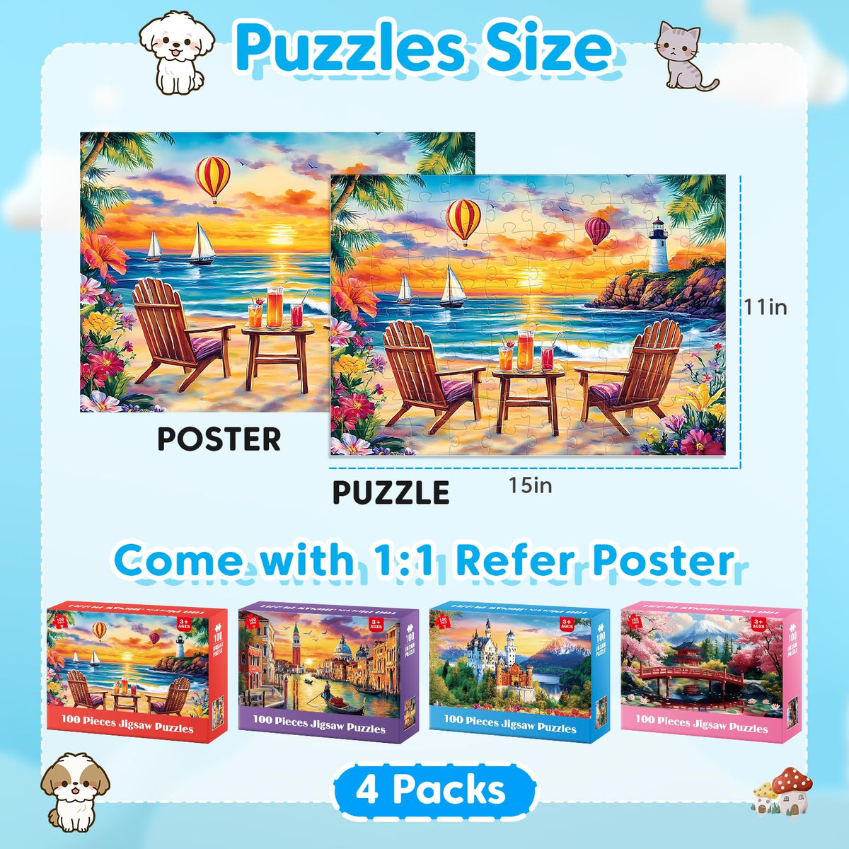 Ciavotie Neuschwanstein Castle puzzle features sharp details for problem-solving fun.