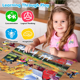 Ciavotie 4-pack box packaging presents gift-ready puzzle sets.