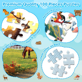 Ciavotie Black Bears by the Lake puzzle: sturdy pieces for quick assembly