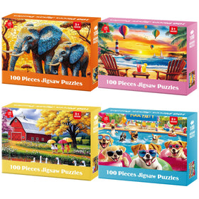Ciavotie elephants puzzle scene sparks imagination for children ages 4–8.