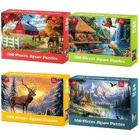Ciavotie Farm and Horses puzzle: vibrant farm scene for family bonding