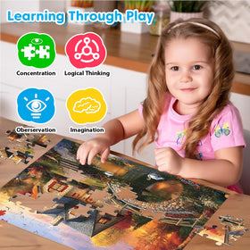 Ciavotie large-piece seniors puzzle with thick, easy-to-grip pieces.