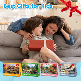 Ciavotie safe durable puzzle on recycled cardboard with non-toxic materials.