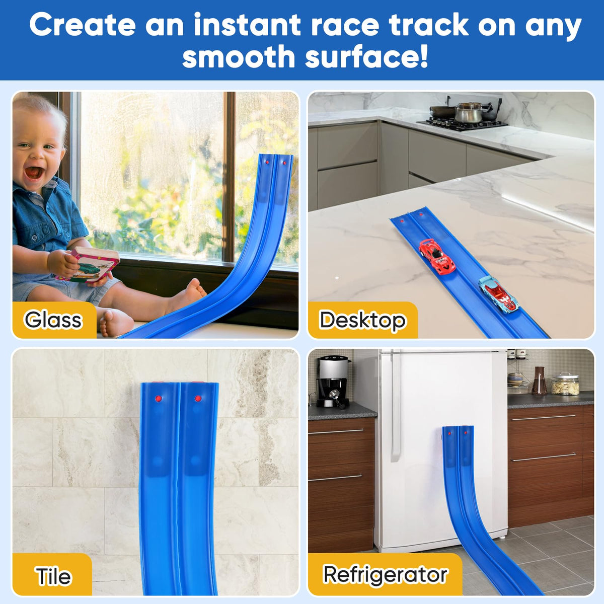 Four Cieex cars included for fast, competitive play