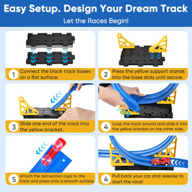 Cieex track with suction cups attaches securely to smooth surfaces