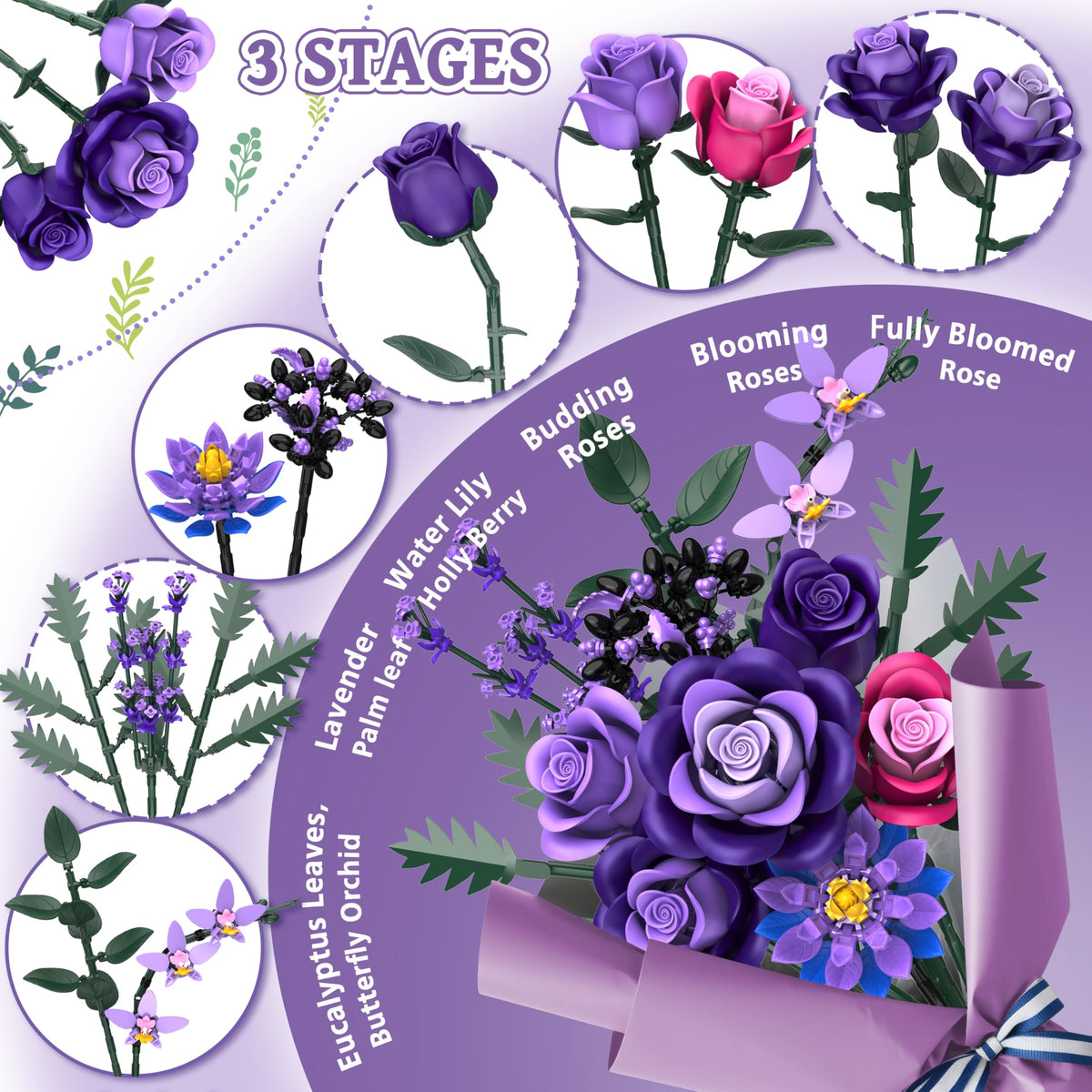 Ciesa gothic decor bouquet enhances moody rooms with romantic flair.