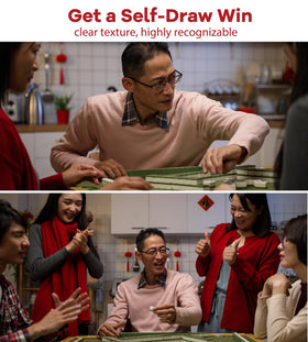 CIGOCIVI green mahjong set ideal for family game nights and gatherings