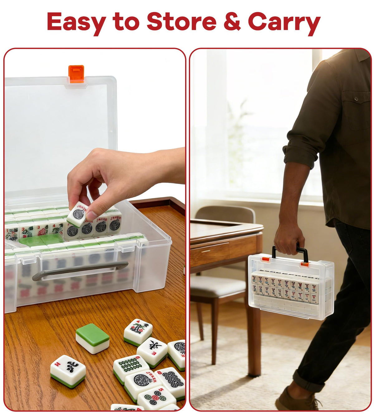CIGOCIVI portable carrying box keeps the set organized for on the go play
