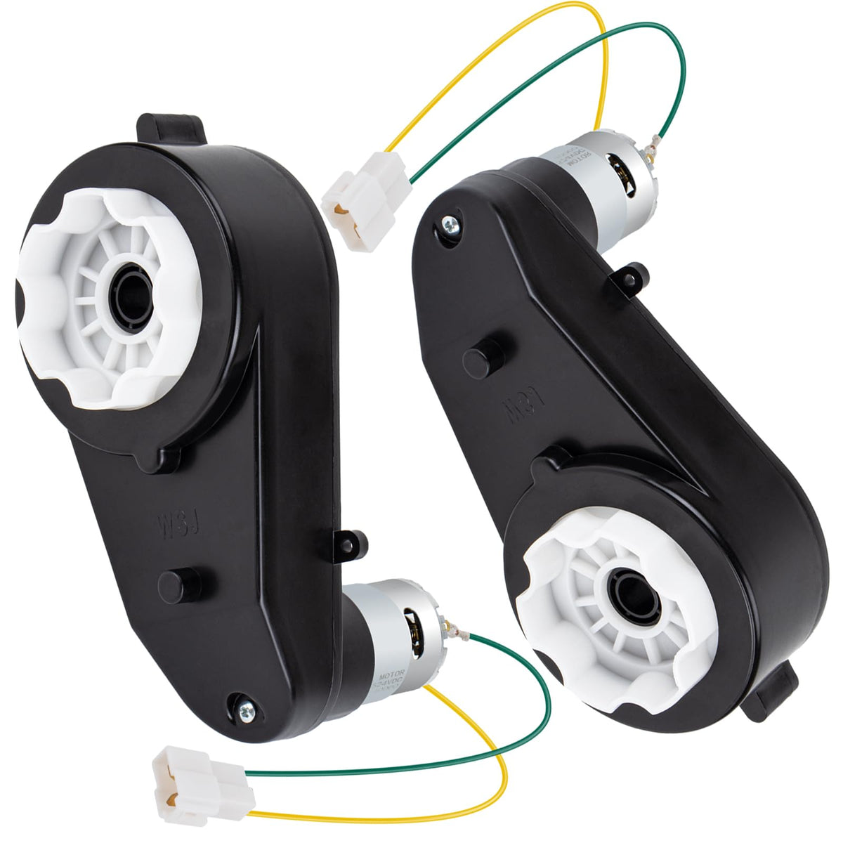 Cilehall 24V motor gearbox with 50,000 RPM capability for Power Wheels upgrades.
