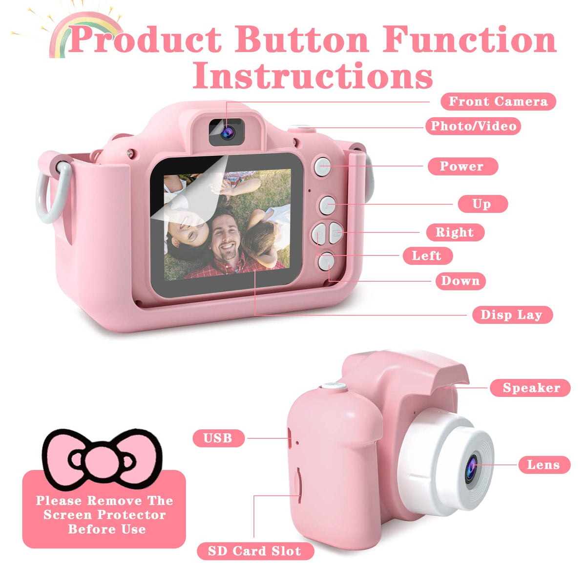 CIMELR camera with IPS screen designed for comfortable viewing during use