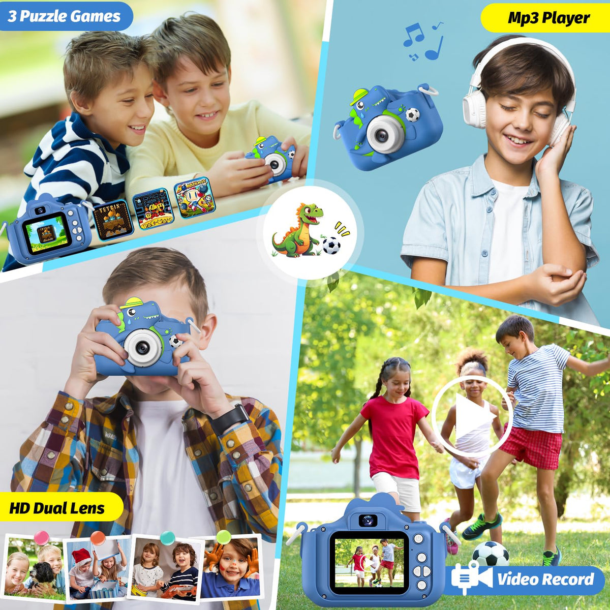 Cimizi Dinosaur Camera with 32gb card installed for storage