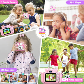 Cimizi Upgrade Kids Camera 32GB SD Card for ample photo storage on the go.