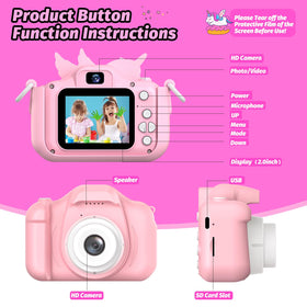 Cimizi Upgrade Kids Camera gift-ready packaging suitable for birthdays or holidays.