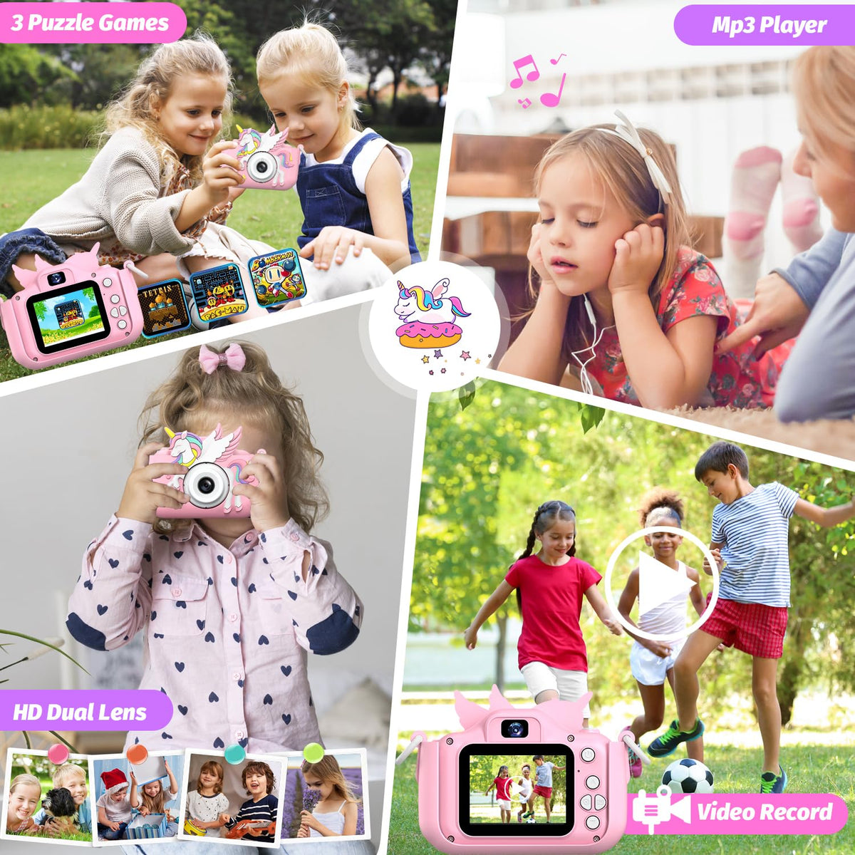 Cimizi Upgrade Kids Camera pretend-play games spark creativity during imaginative playtime