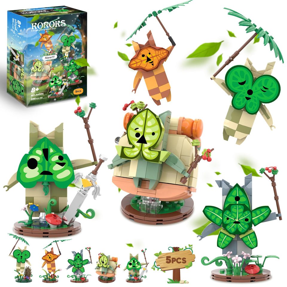 CinamixBrax Koroks Building Set protagonist figures for display and imaginative play