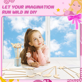 Cindeer princess wands as party favors and décor for celebrations.