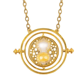 Cinereplicas Time Turner necklace close-up shows precise inscriptions for authentic cosplay.