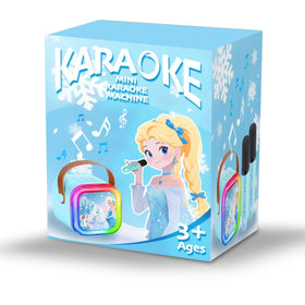 Premium packaging of CINKOLA Kids Karaoke Machine as a gift