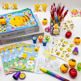 Cinrobiye bee stampers for playful, easy bee-themed prints.