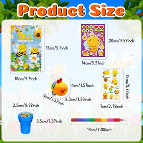 Cinrobiye bee tattoos and stickers for quick, removable party decor.
