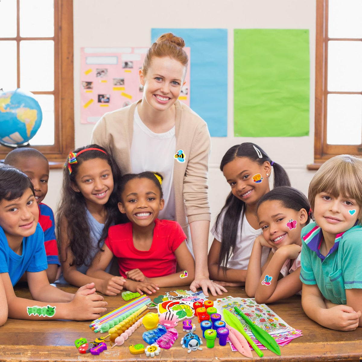 Cinrobiye sharpeners with playful bugs keep pencils sharp for schoolwork.