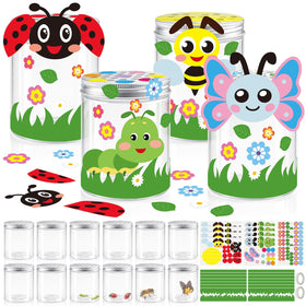 Cinrobiye bug viewer jar assembly for decorating and observing insects.