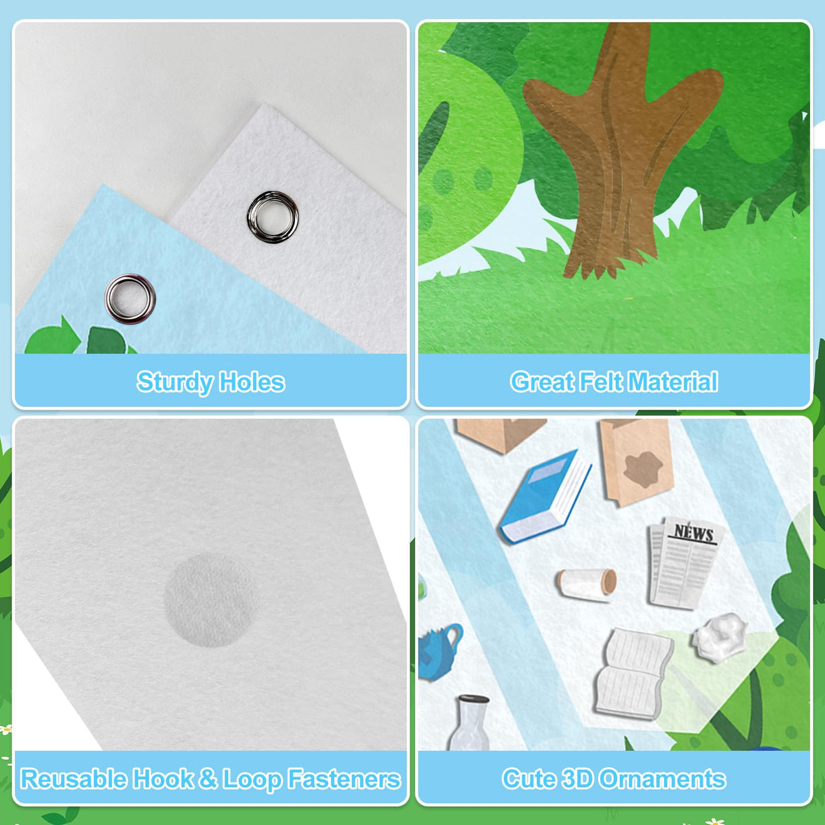 Cinrobiye bulletin board decorations showcase organized recycling themes