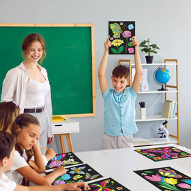 Cinrobiye classroom velvet poster 8x10 ideal for group activities.