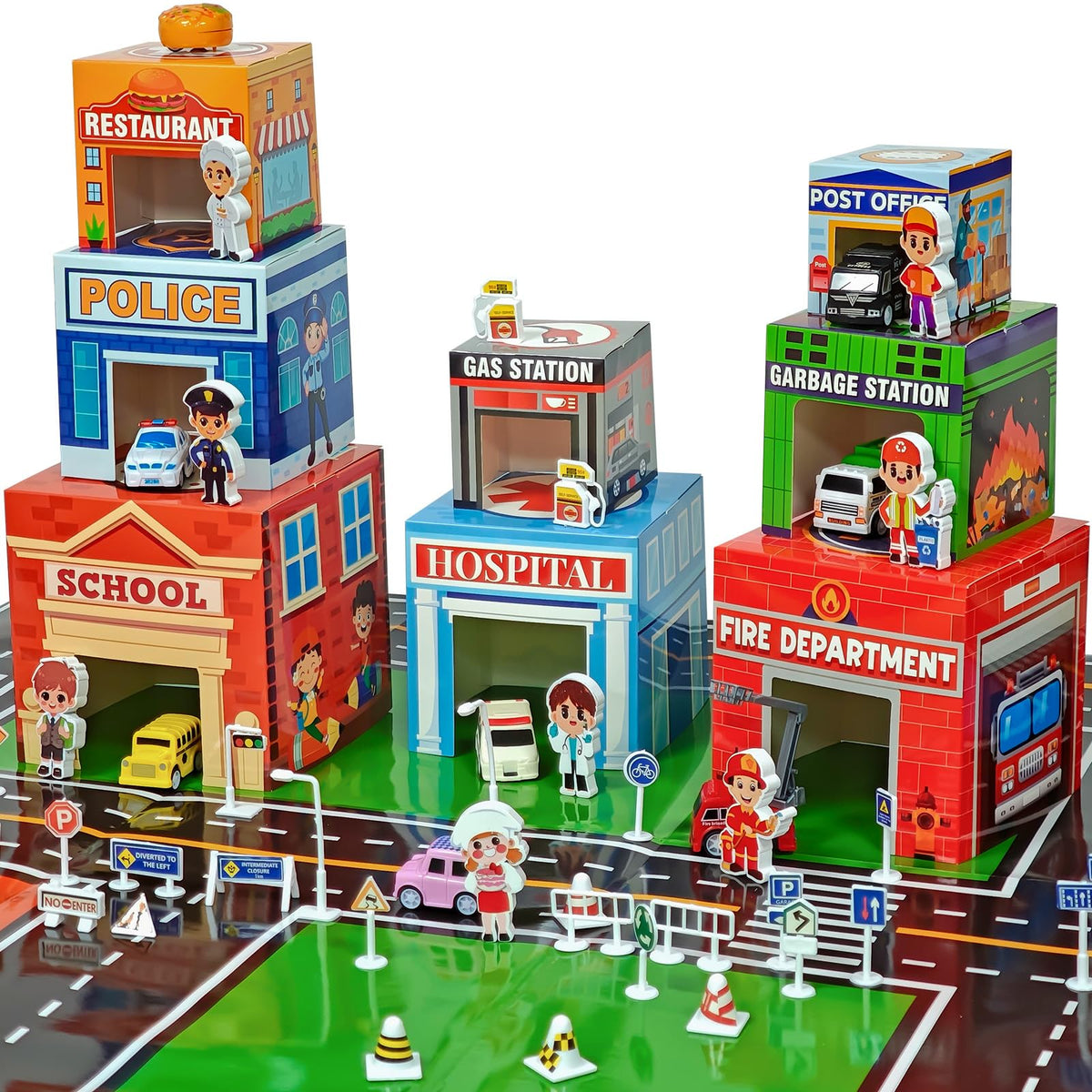 Cinrobiye imaginative-play kit inspires kids to explore communities and everyday heroes.