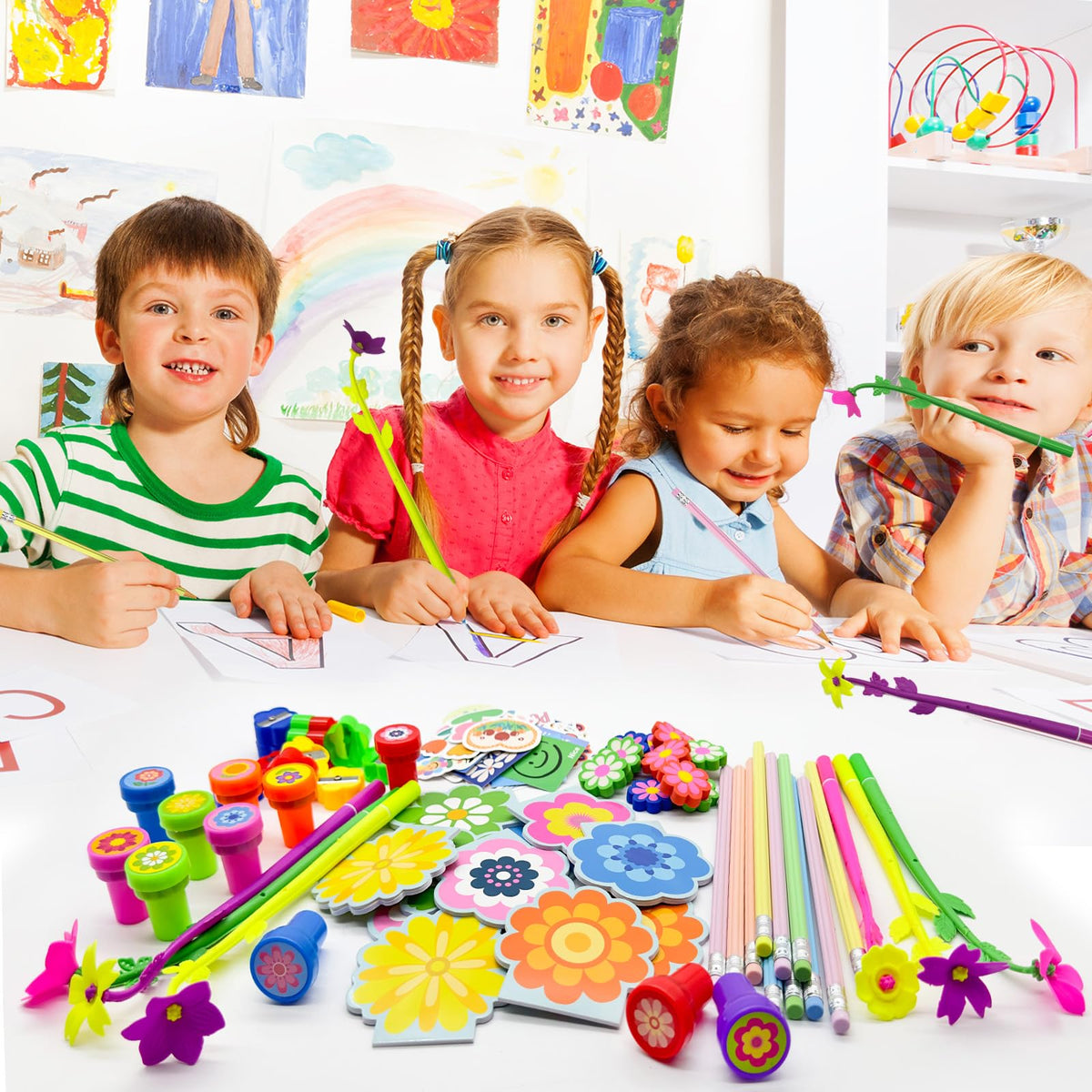 Cinrobiye daisy pencil sharpeners keep pencils sharp during study sessions