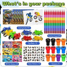Cinrobiye dirt bike coloring books display vibrant motocross designs for active party activities.