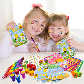 Cinrobiye DIY art stickers for colorful, craft-focused activities.