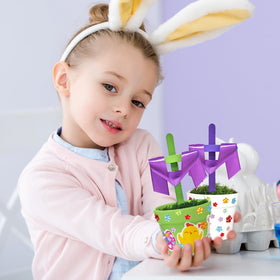Cinrobiye Easter Cross Kit moss adds natural texture