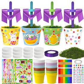 Cinrobiye Easter Cross Kit pot base ready for decorative display