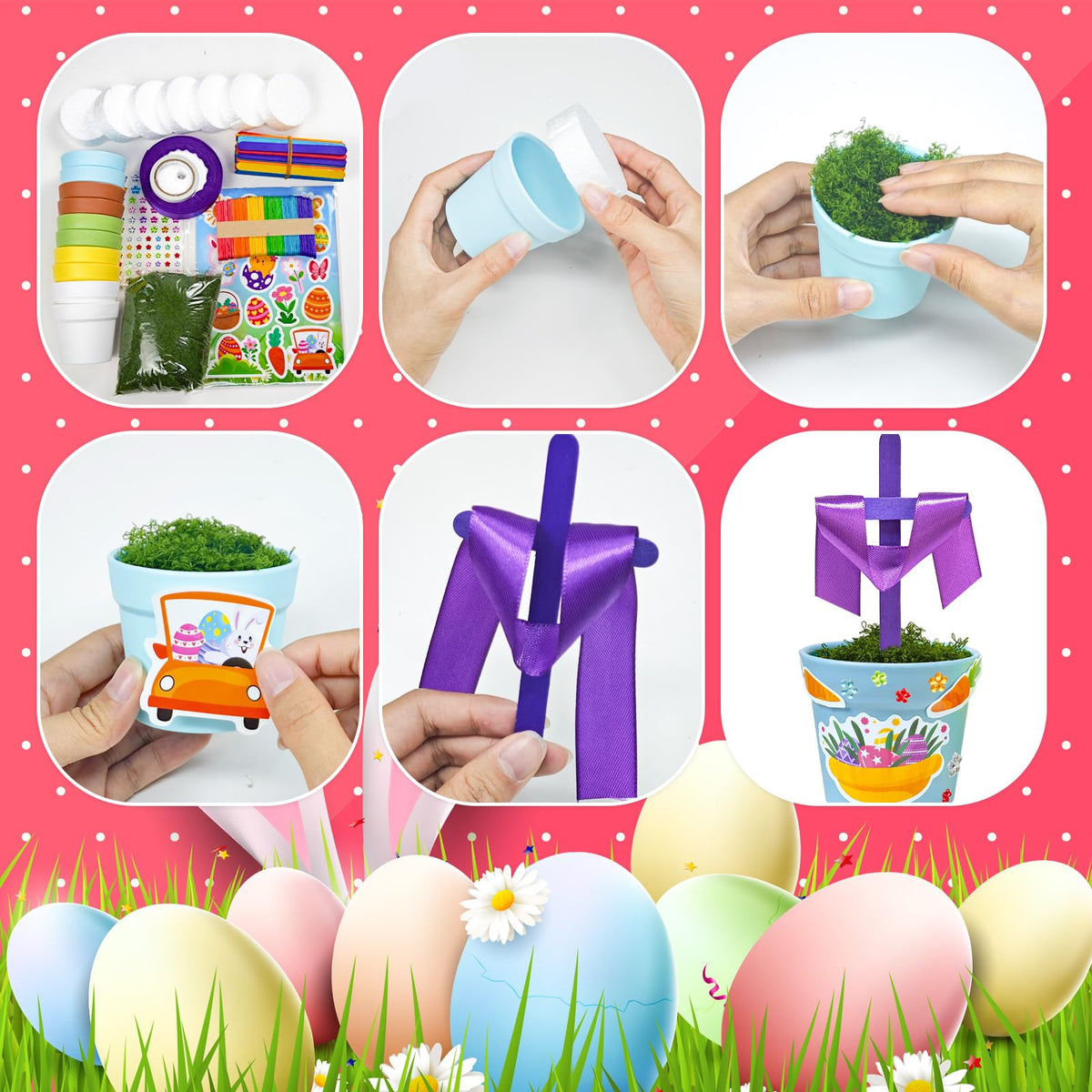 Cinrobiye Easter Cross Kit stickers add festive details