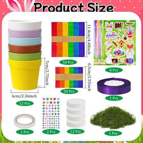 Cinrobiye Easter Cross Kit craft sticks form a sturdy cross