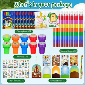 Cinrobiye stacking crayons—vibrant 8-color set for playful, mess-free Easter art