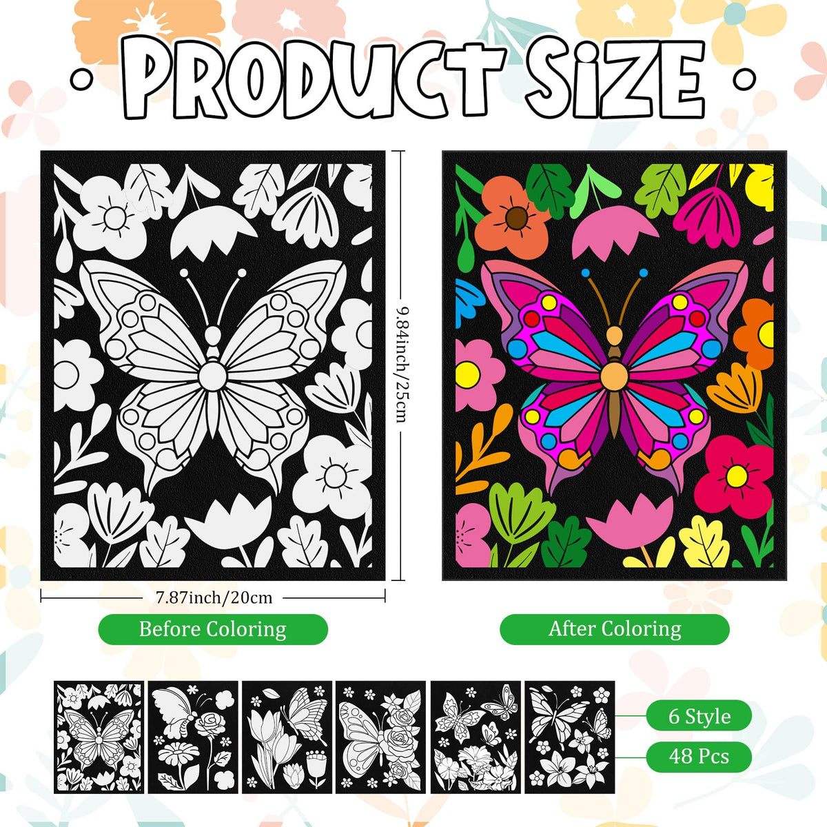 Cinrobiye floral velvet poster 8x10 with vibrant color against black.
