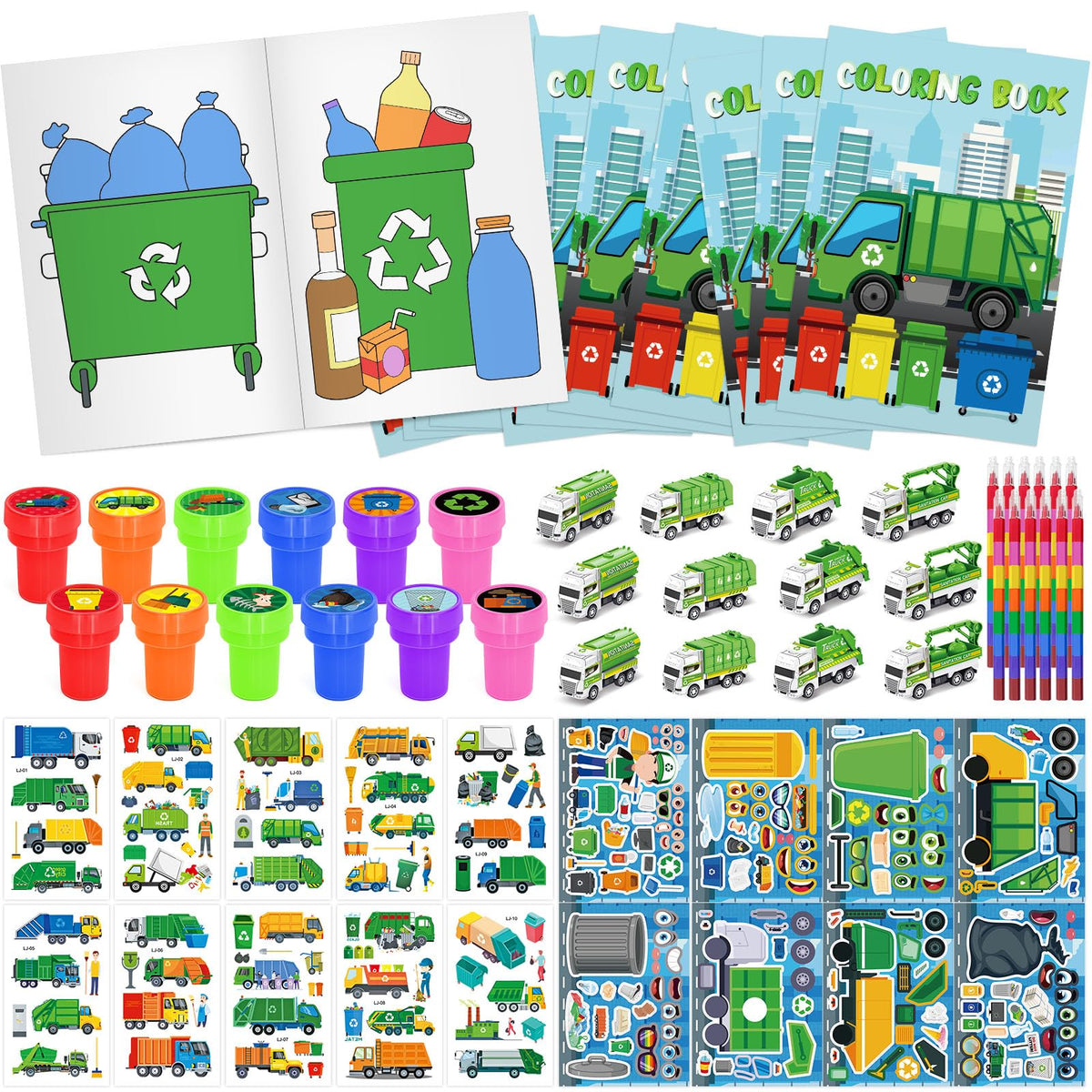 Cinrobiye garbage truck goodie bag filler ideal for classroom prizes.