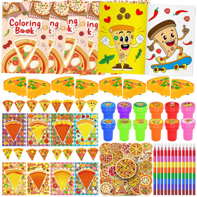 Cinrobiye pizza party coloring books inspire creative activity at gatherings.