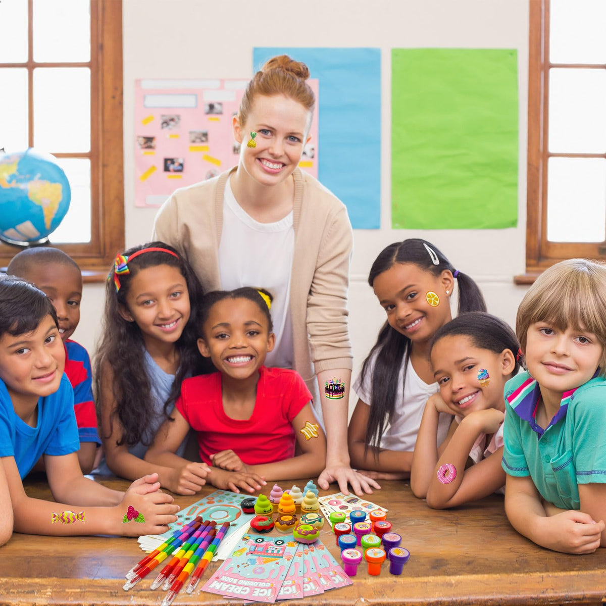 Cinrobiye rainbow crayons and coloring books spark creative play.