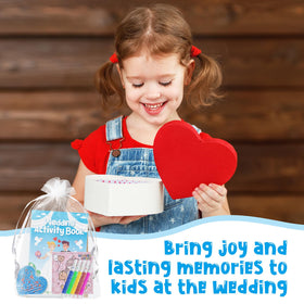 Cinrobiye reception activities double as decorations and keepsake ideas