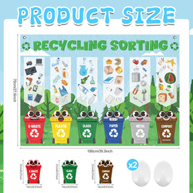 Cinrobiye recycling bins and pieces for hands on waste sorting