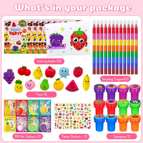 Cinrobiye stacking rainbow pencils for colorful, portable party crafts