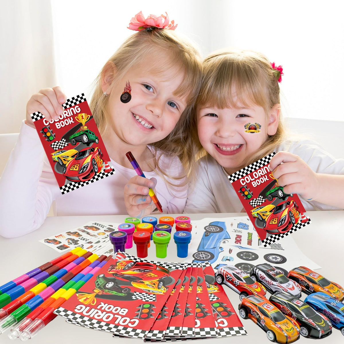 Cinrobiye stamps feature race car shapes to create DIY crafts
