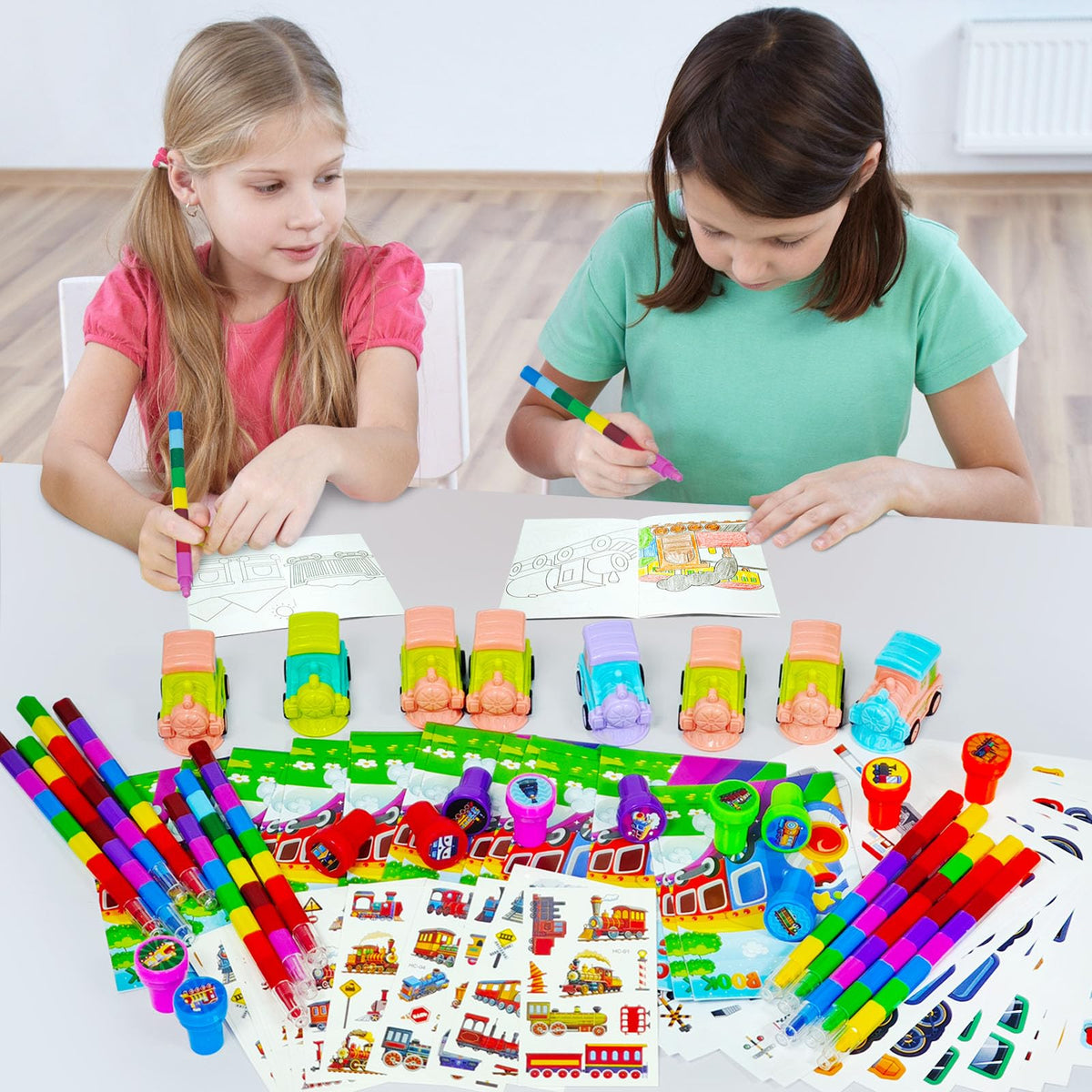 Cinrobiye train temporary tattoos offer quick, removable fun for guests.